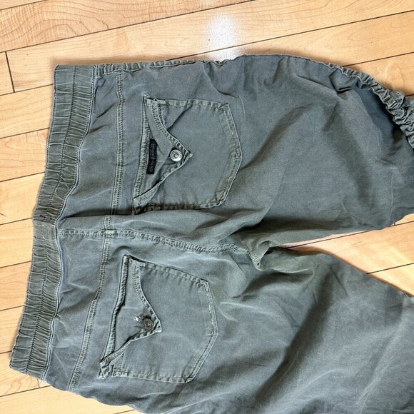 HUDSON Army Green Ruched Side Pants Denim Size 30 - Picture 13 of 15